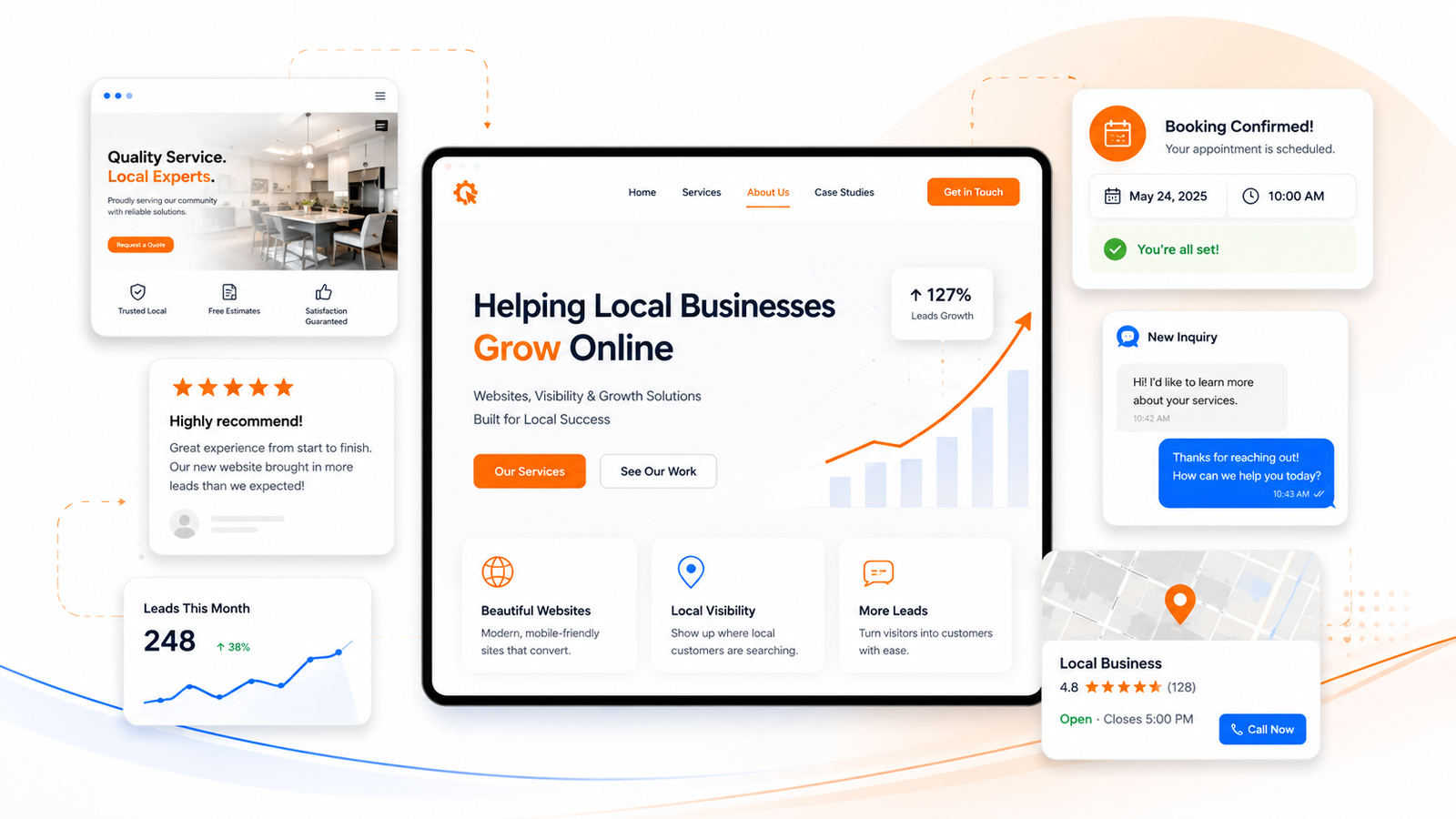 Ontario biz solutions helping local shop owner with automated booking and reminder system.